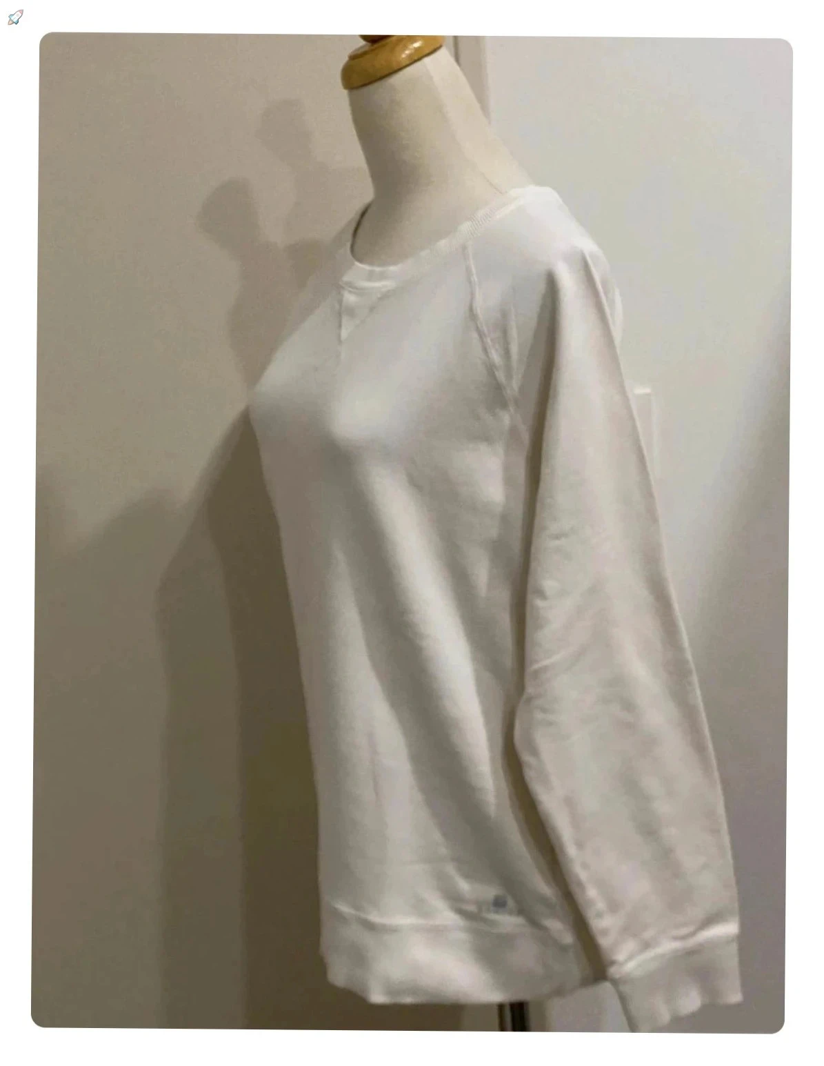 Sudadera de corte cómodo Domyos talla L blanco roto – photo 2
